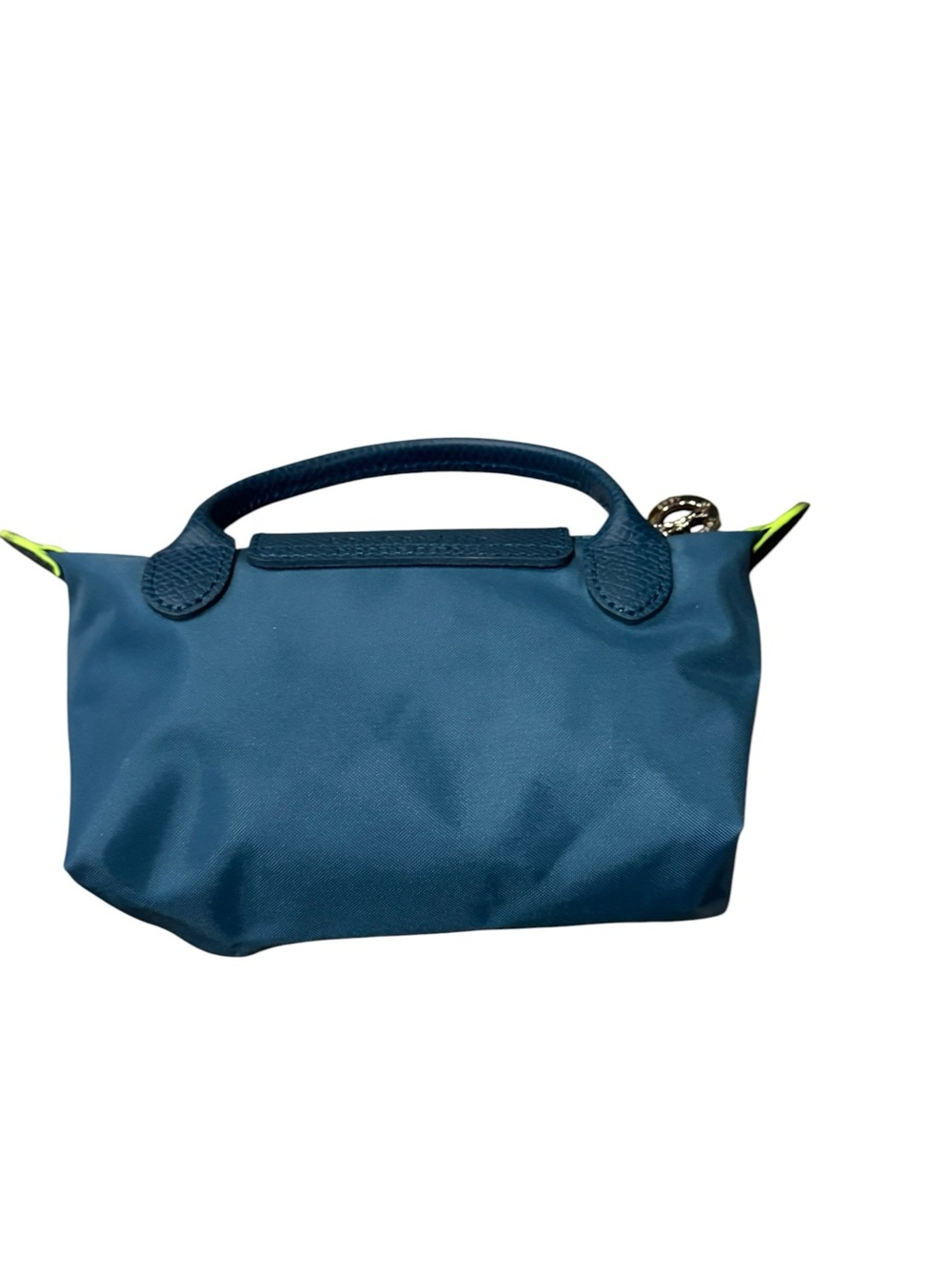 NWOT Longchamp Mini Handbag Deep Teal Longchamp Pouch LE PLIAGE GREEN PEACOCK - Picture 4 of 8